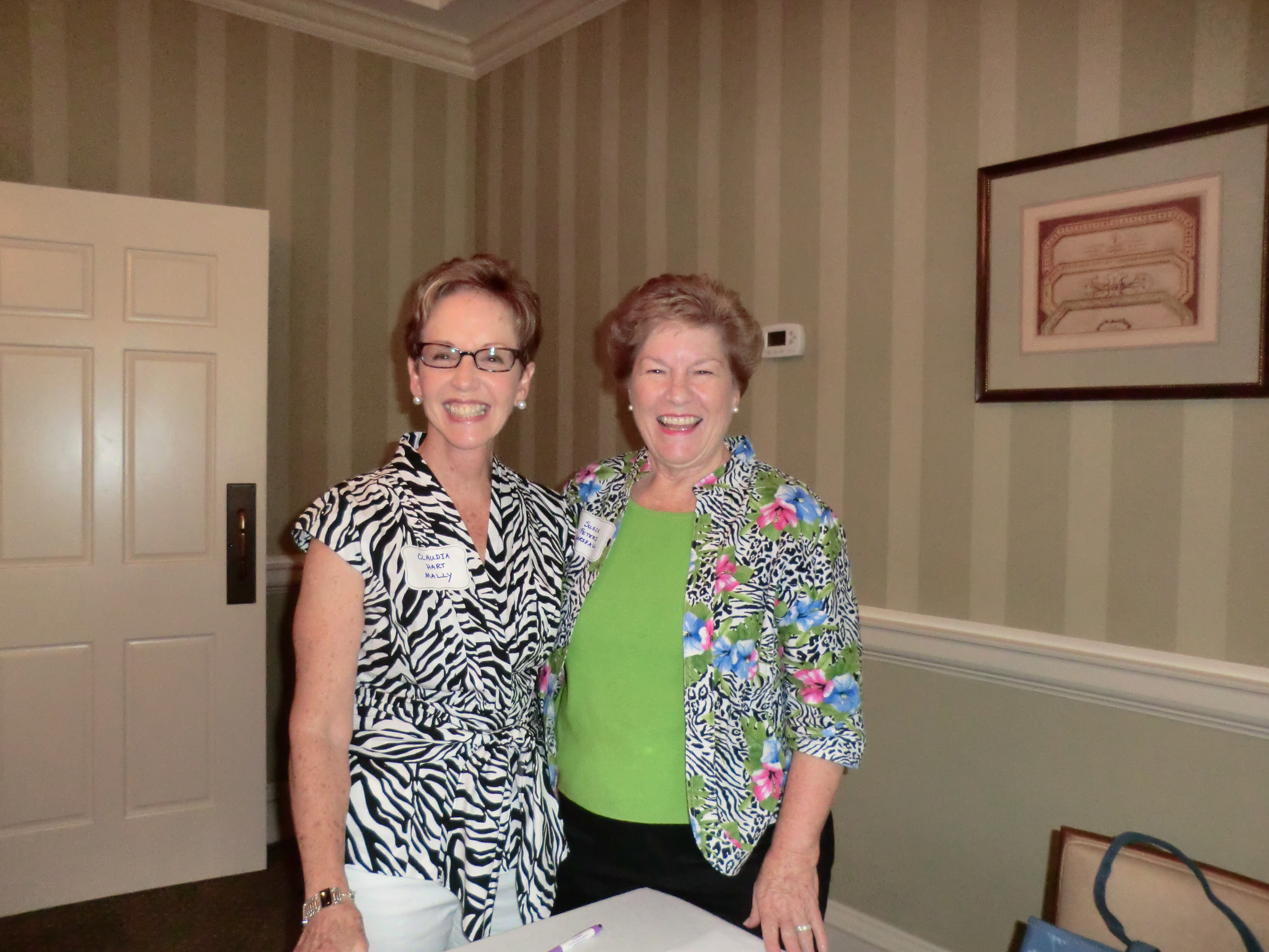 Ladies Luncheon:  Claudia HART Mally, Susie PETERS Marshall