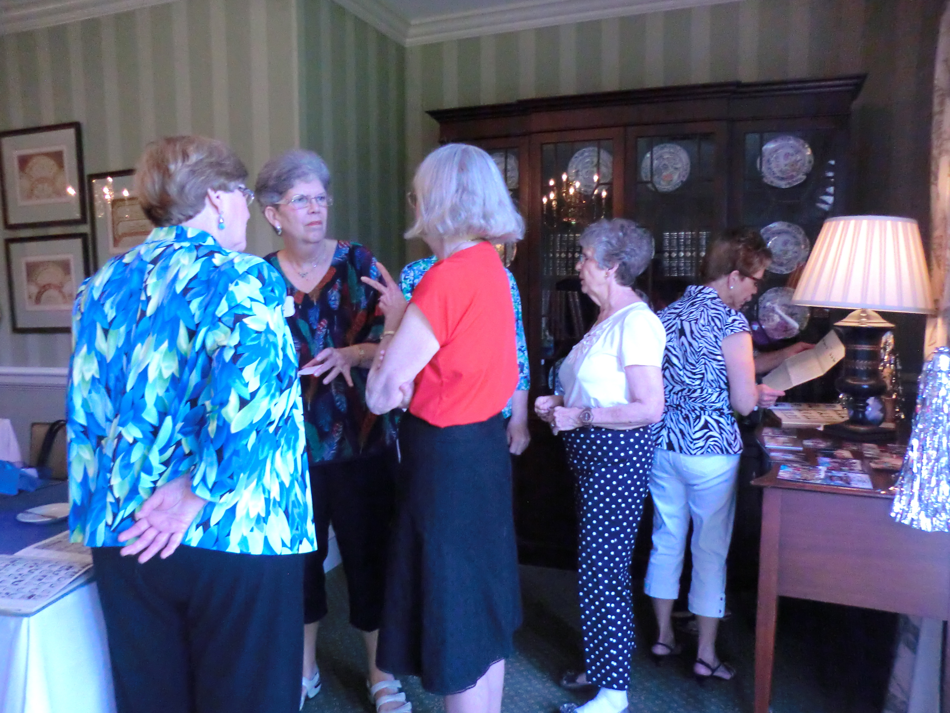 Ladies Luncheon:  Judy MARTIN Baker, Pat RONEY Manko, Polly SAPP Cleveland, Catherine SEARS Towers, Claudia HART Mally