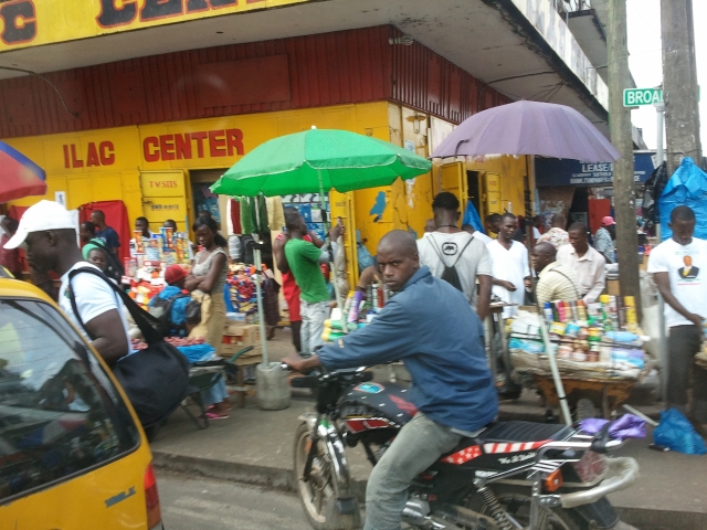 Monrovia, Liberia - Beginning of a 18 hr. Off-Road trip to SW Liberia