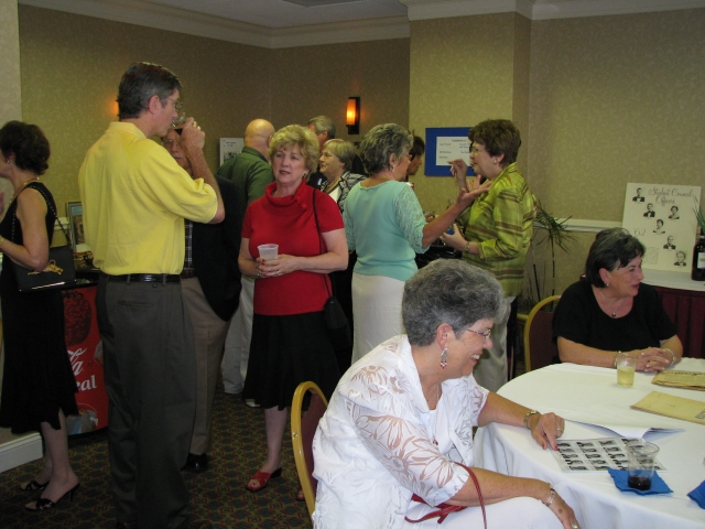 45th Reunion-Claudia KELLY Hudgens, Dixie HARDMAN, Pat ROONEY Manko, Rose Ruediger Dreyfus