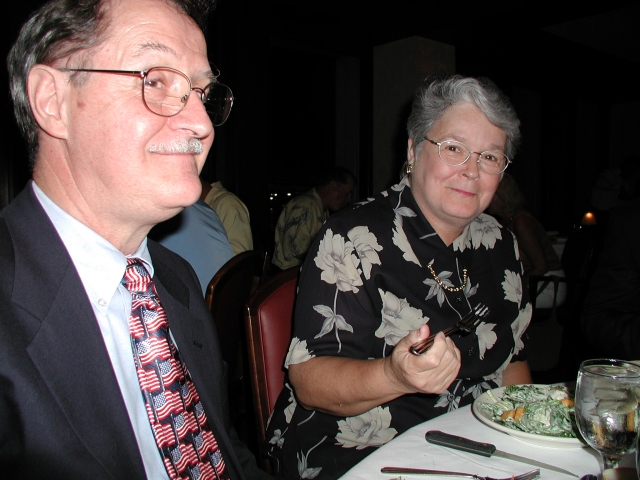 Fri Nite Dinner at Ruth Chris Restaurant: Betty GARLINGTON Christy & husband Bert