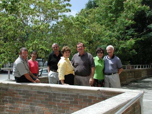 Sat Lee Tour: Charles ULERY, (?), Mark YONGE,  Judy RIVES Sandefer and Paul SANDEFER, Jane and Don SMITH