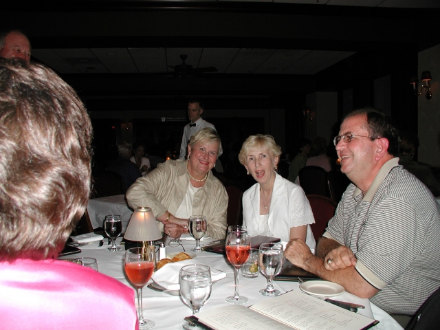 Fri Nite at Ruth Chris Restaurant:   Joanne GRIFFIN Caraway, Carolita OLIVEROS, Paul SANDEFER