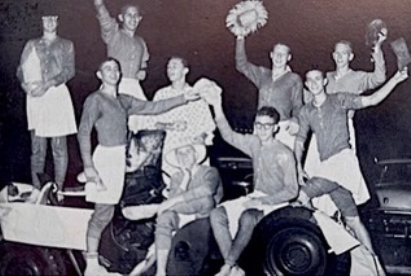 Powder Puff Cheerleaders 1962