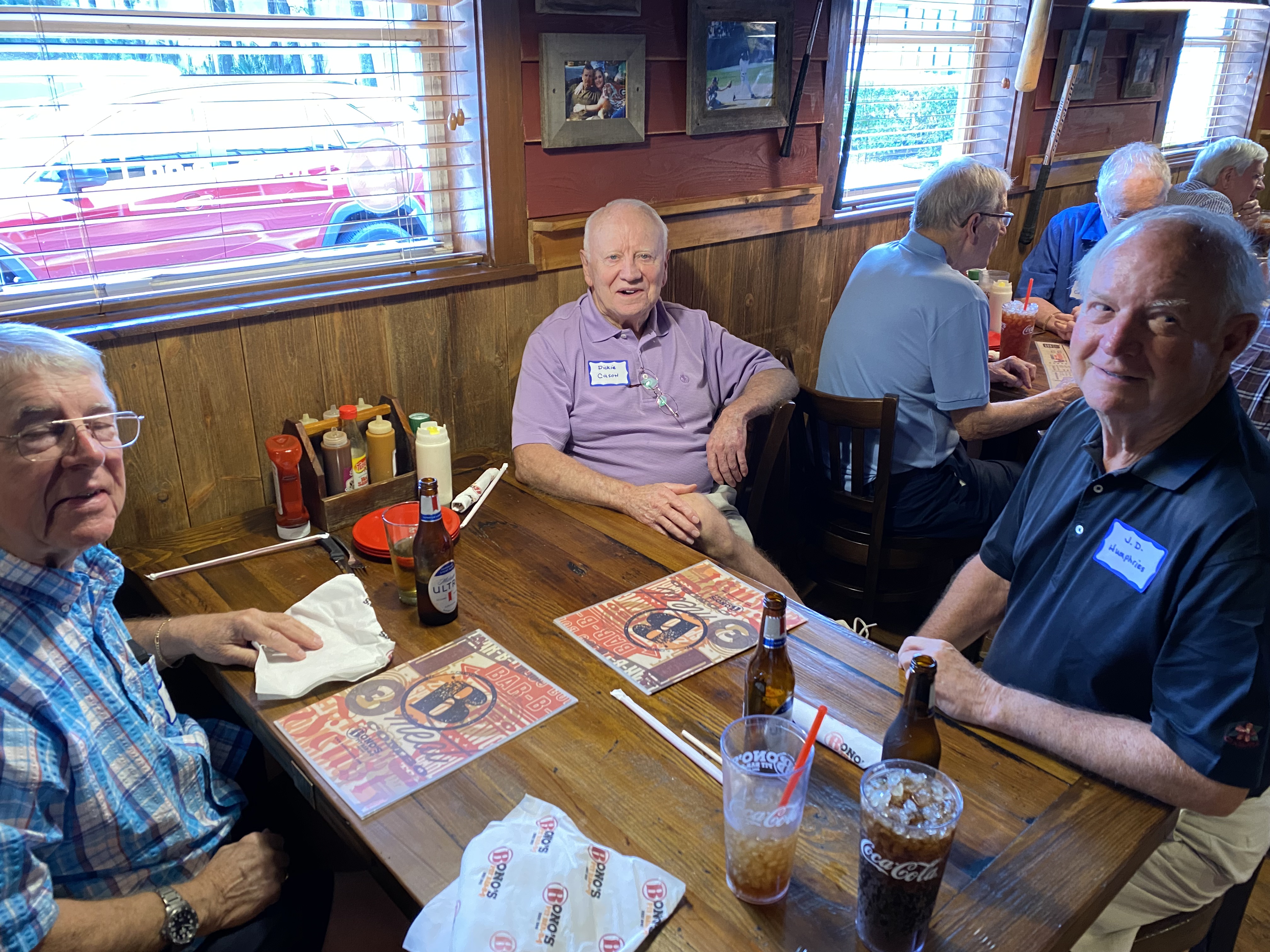 L-R: Mike Keesee, Dickie Cason, J.D. Humphries (Mike Seale took the picture)