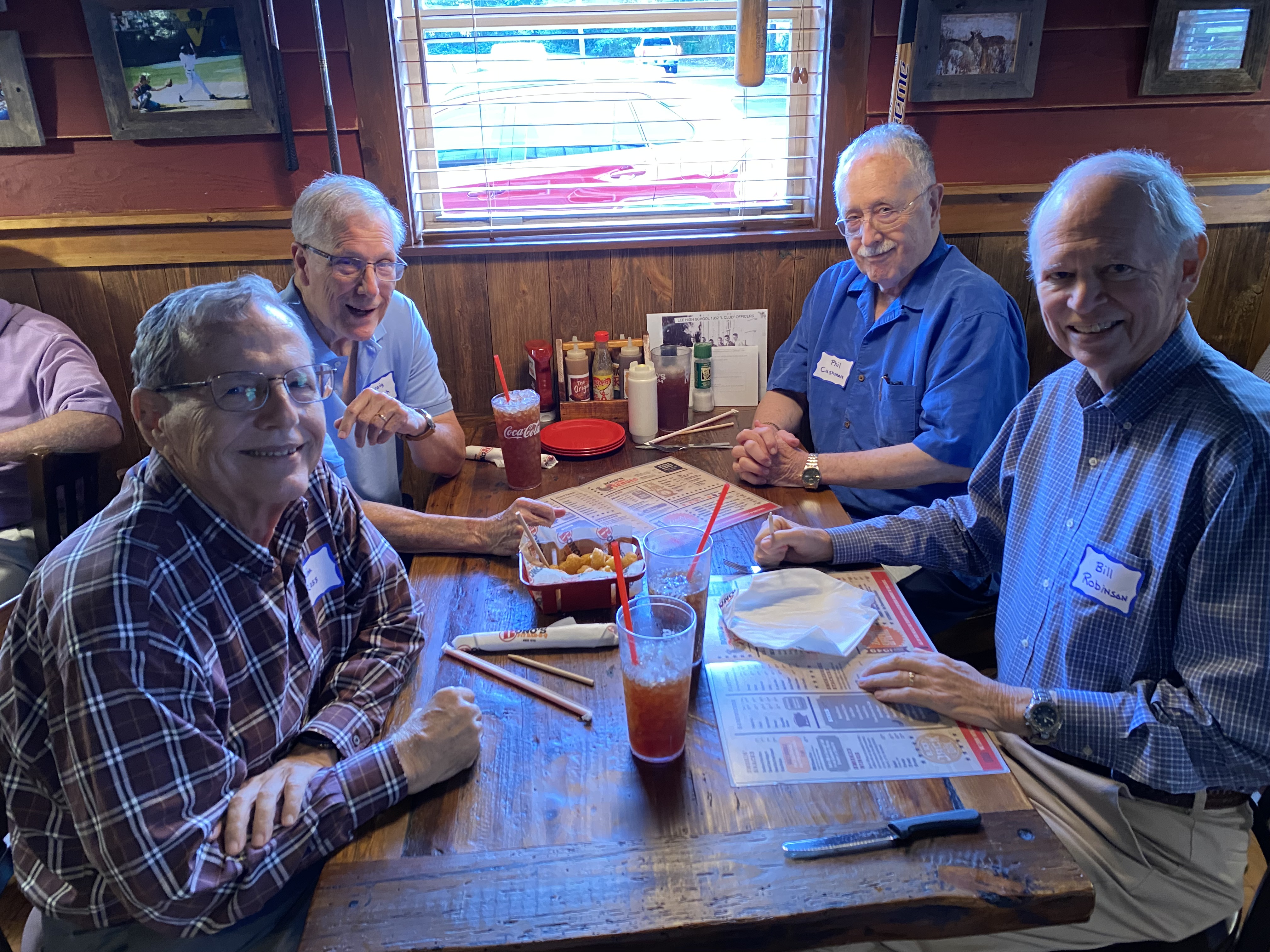 L-R: Kim Ross, Craig Church, Phil Cushman, Bill Robinson